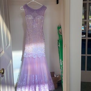 Lavender prom or homecoming dress